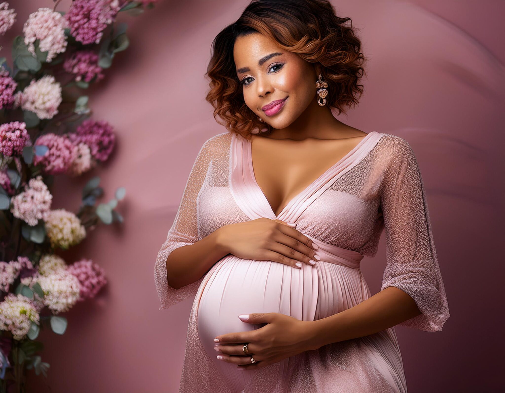 Firefly Key Elements- Show realistic, beautiful, emotional photos of brown-skin mothers-to-be._Color (1)